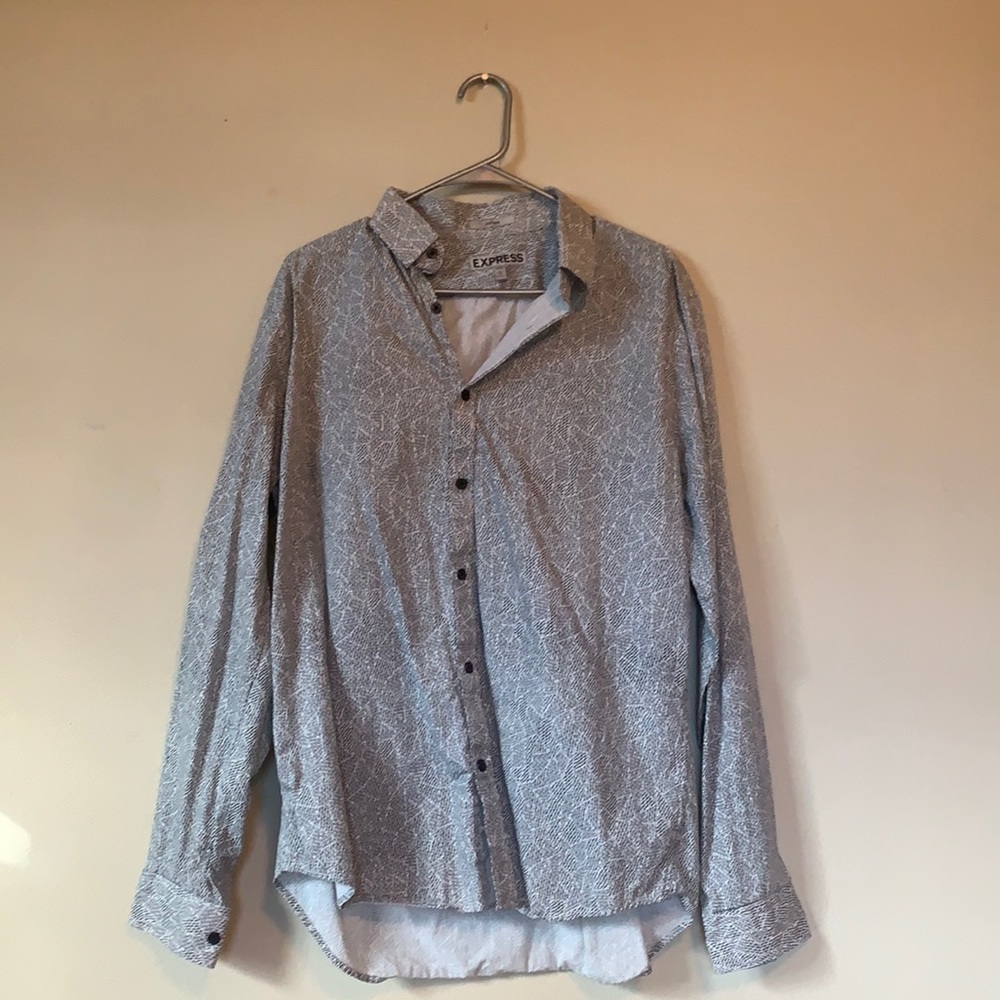 Long sleeve Express button up dress shirt